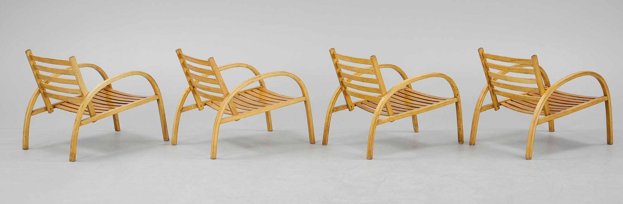 VERANDAGRUPP, fem delar, troligen Sverige, 1920/30-tal.