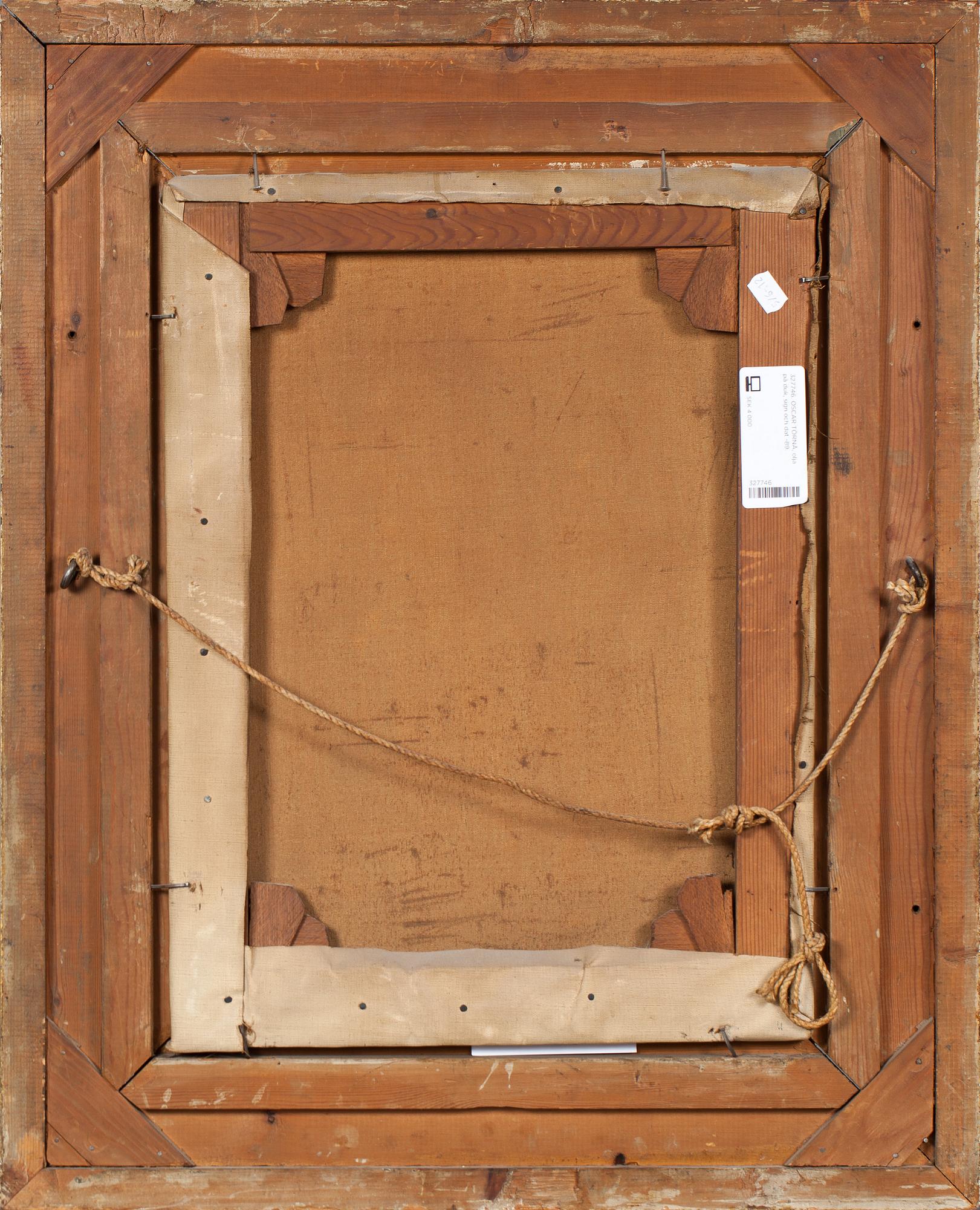 OSCAR TÖRNÅ, olja på duk, sign och dat -89.