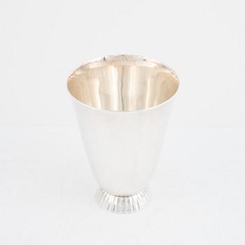 Sigvard Bernadotte, bowl, silver, no. 823, Georg Jensen & Wendel, Denmark 1945-51.