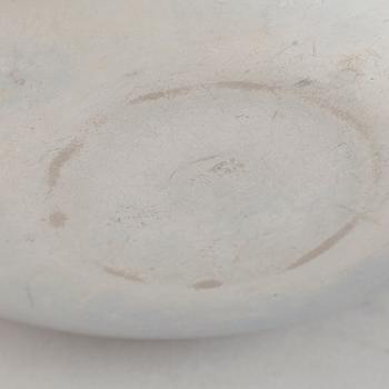 Vivianna Torun Bülow-Hübe, an electroplated brass teapot, a creamer and a sugarbowl, Dansk International Designs Ltd.