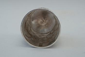 PIKARI, hopeaa. Andrei Dementiev Moskva 1774. Höjd 7,5 cm, vikt 72 g.