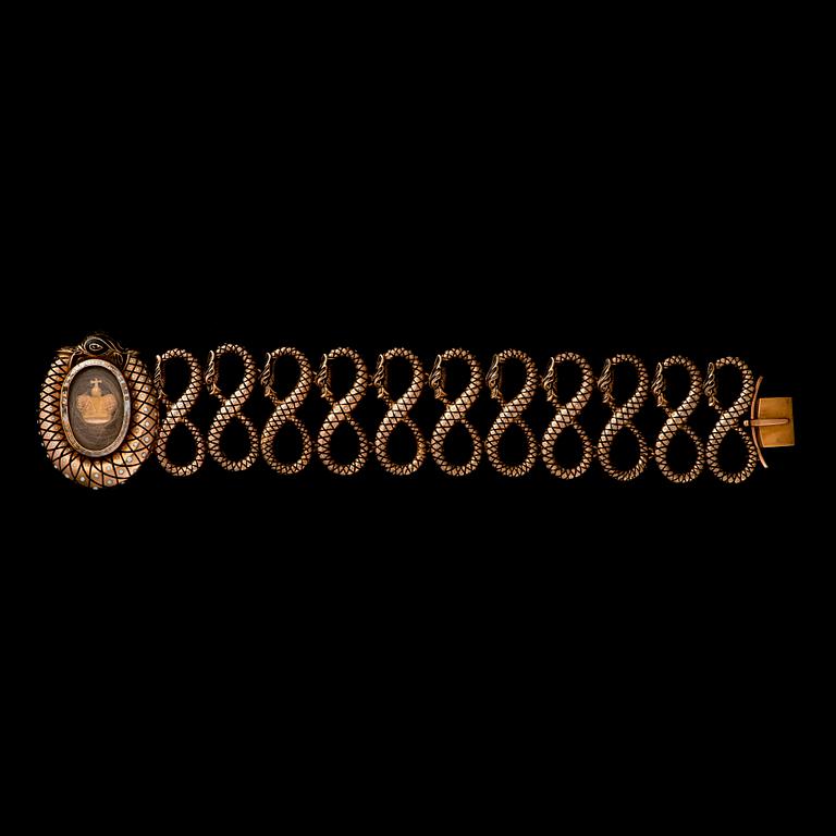 KEJSERLIGT SORGSMYCKE, ARMBAND.