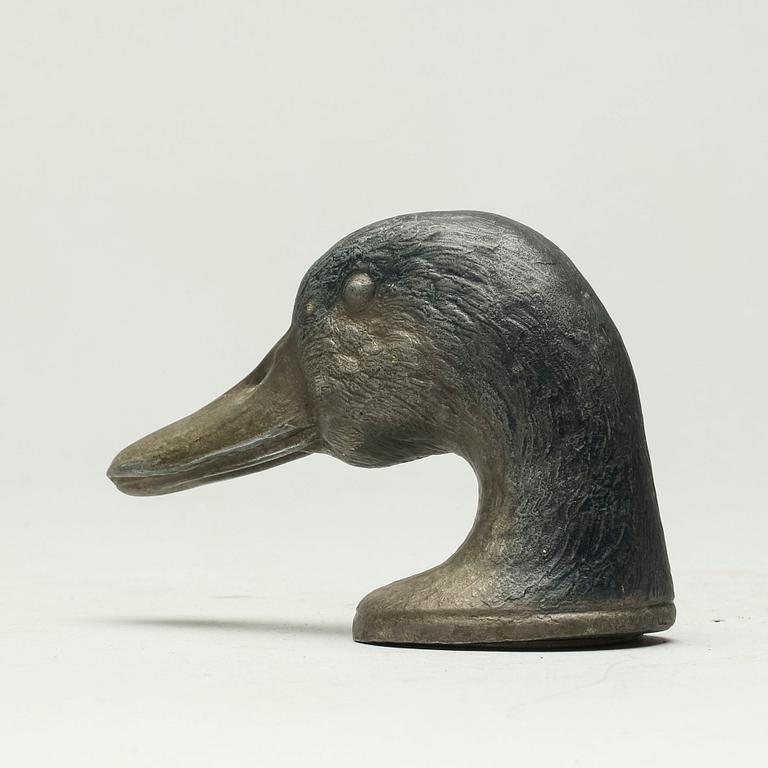 FLASKÖPPNARE, mässing, "Ducky", Paris, 1900-talets andra hälft.