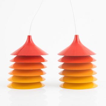 Bernt Boysen, window lamps/ceiling lamps, 2 pcs, "Duett", IKEA, second half of the 20th century.