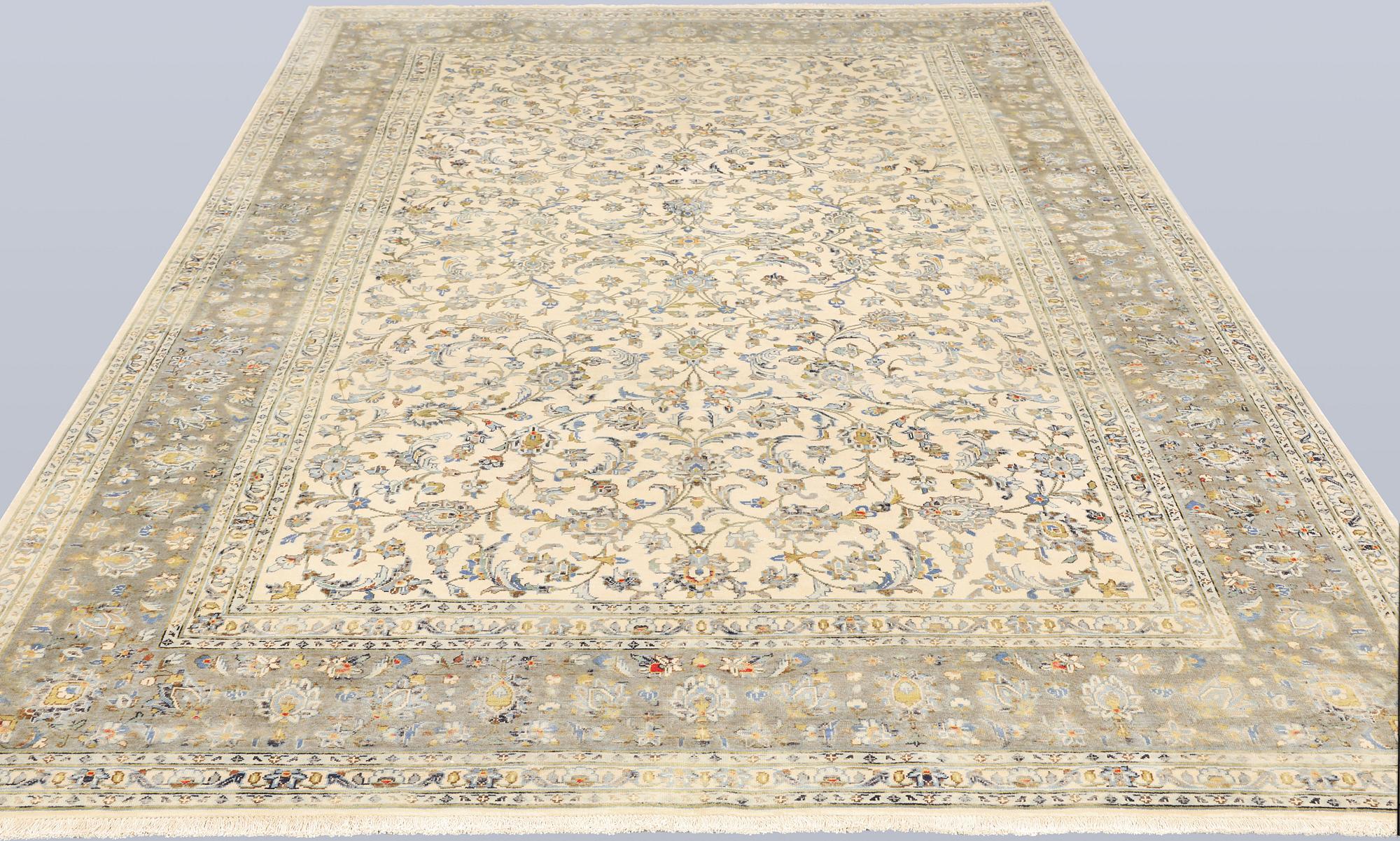 A Keshan rug, approx. 293 x 198 cm.