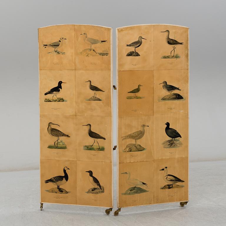 A  FOLDING SCREEN FROM THE FIRST HALF OF THE 20TH CENTURY,