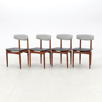 Chairs, 4 pcs, mid-20th century.