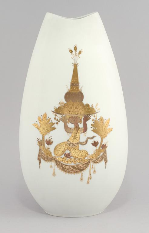 VAS, porslin, Björn Wiinblad, Studio-line, Rosenthal, 1900-talets andra hälft.