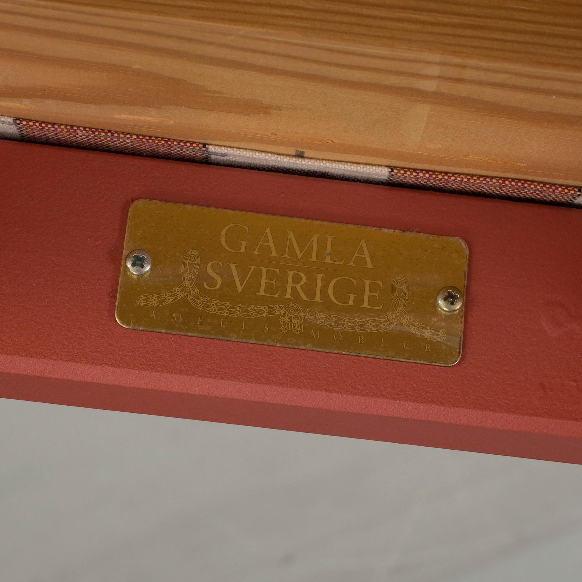 A SET OF EIGHT 1990's 18th CENTURY STYLE RED PAINTED CHAIRS.