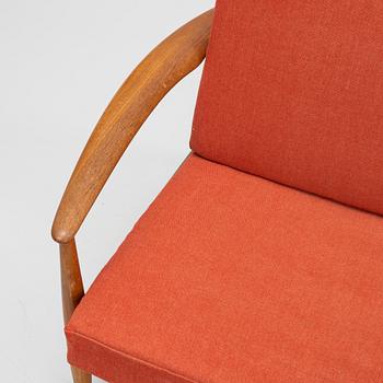 A sofa and easy chair by Grete Jalk from France & Daverkosen.