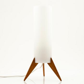 Uno & Östen Kristiansson, an oak and acrylic table light, Luxus, Vittsjö.