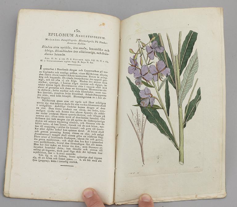 JOHAN WILHELM PALMSTRUCH, "Svensk Botanik, vol I-V. 1803-1805.
