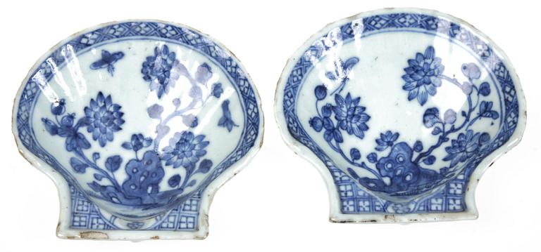 SKÅLFAT, 6 st, porslin, Kina, 1700-tal.