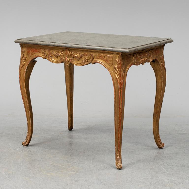 A Rococo-style table, late 19th ct.