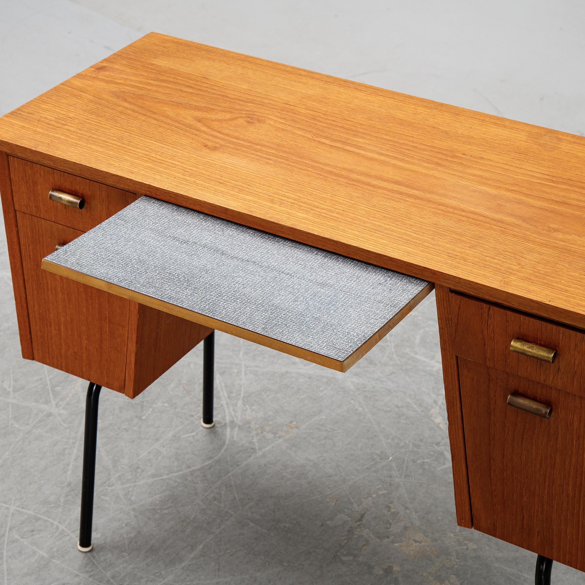 A teak veneered 'Marlene' writing desk, designed 1959.