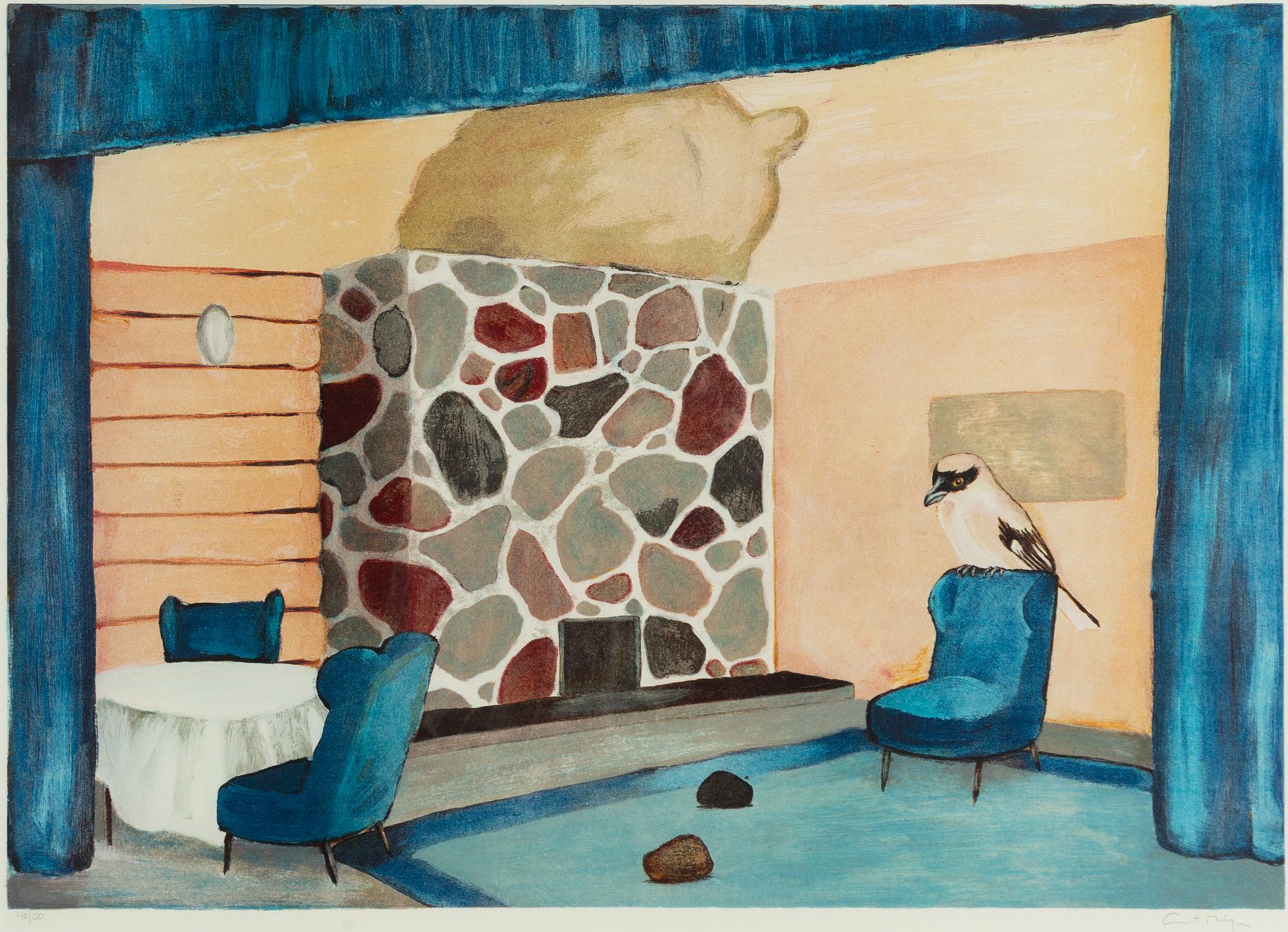 Ernst Billgren, "Blått vittne" from "Vårt land".