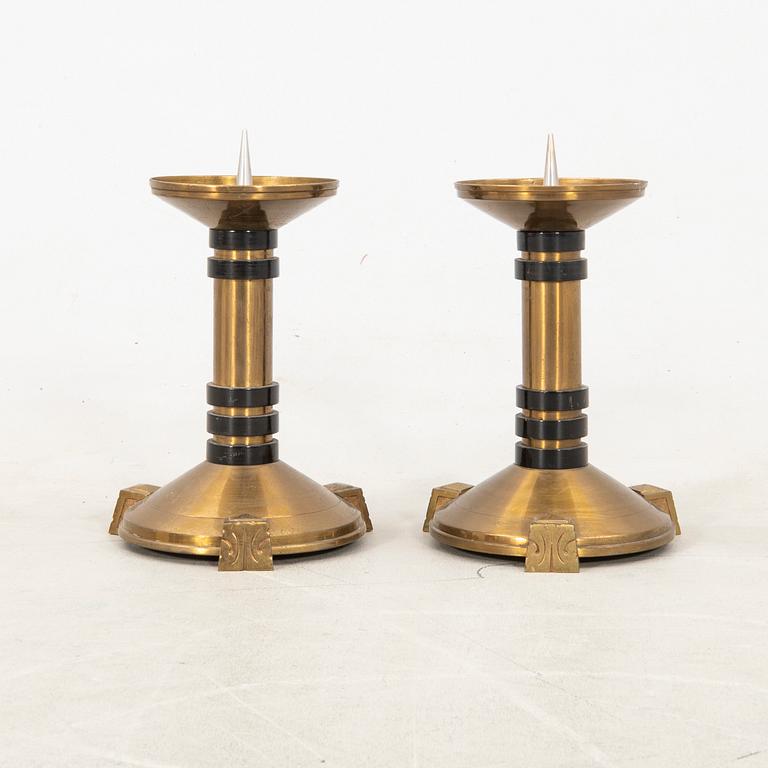 Candelabras 6 pcs Art Deco first half of the 20th century.