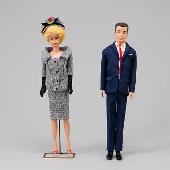BARBIE OCH KEN, Mattel, 1960-tal.