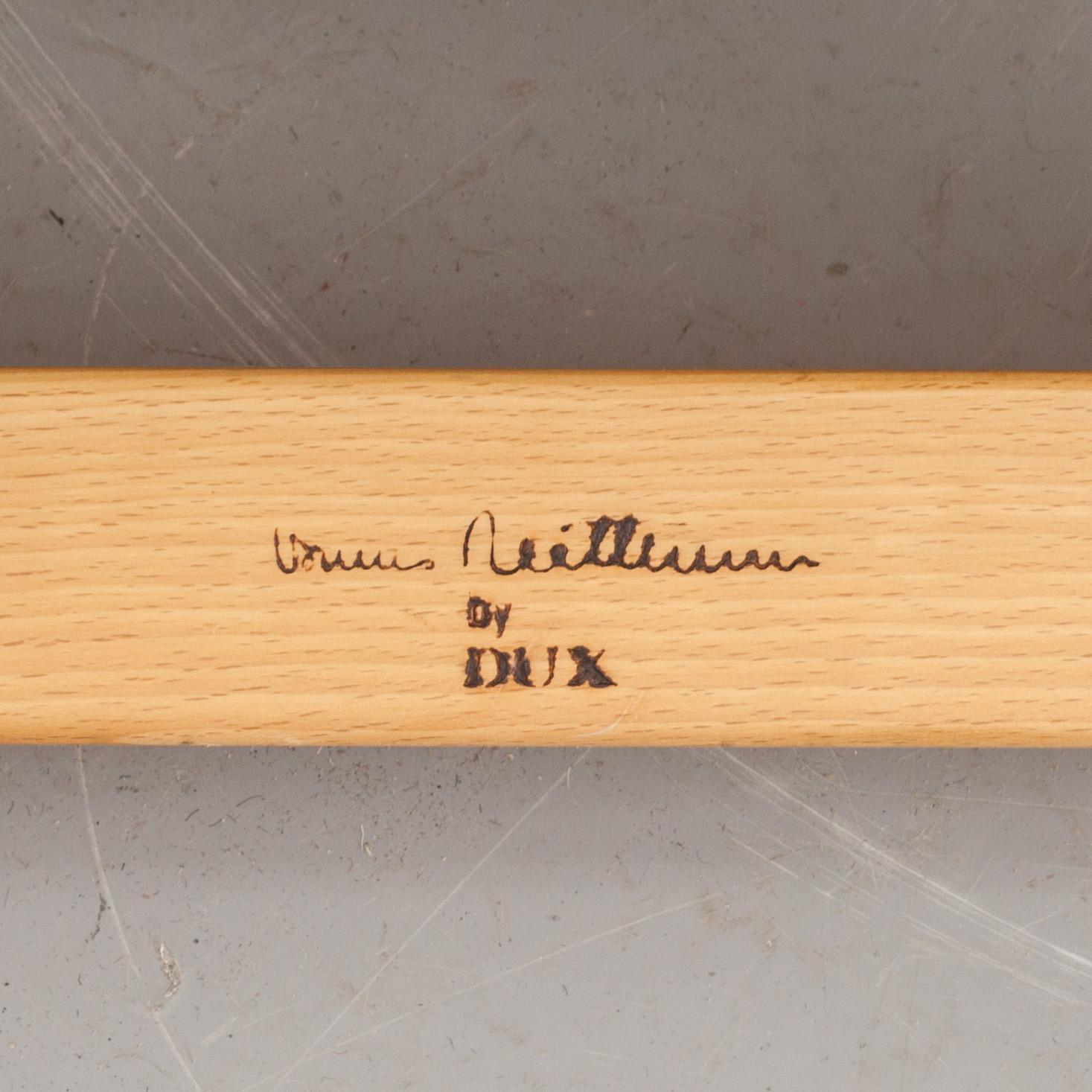 FÅTÖLJ, "Pernilla", Bruno Mathsson, DUX, 1900-talets andra hälft.