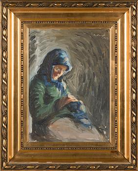 Carl Bengts, olja på duk, signerad och daterad 1923.