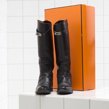 STÖVLAR, Hermès, "Jumping" storlek 37,5.