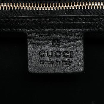 GUCCI, 'GG Canvas Horsebit Wave Handbag'.