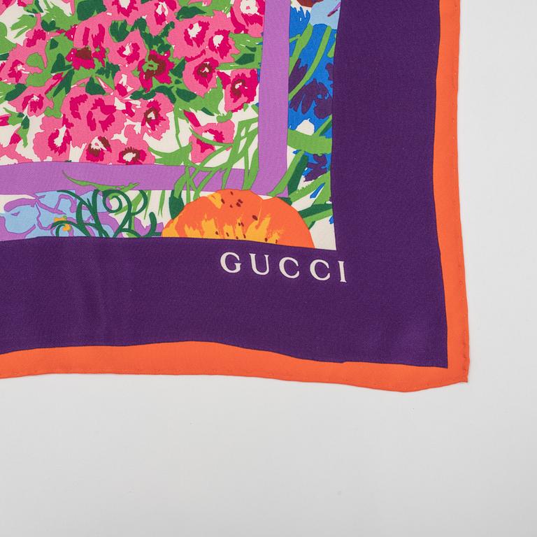 Gucci, scarf.