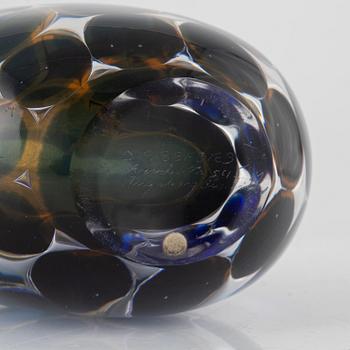 Ingeborg Lundin, an 'Ariel' glass vase, Orrefors, signed and numbered 545.