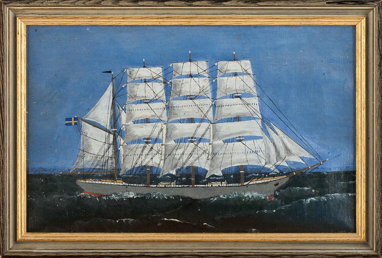 OKÄND KONSTNÄR, 3 st, olja på duk.