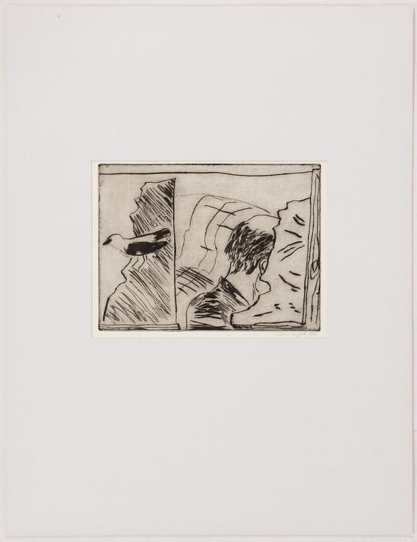 Hans Wigert, Man och fågel.