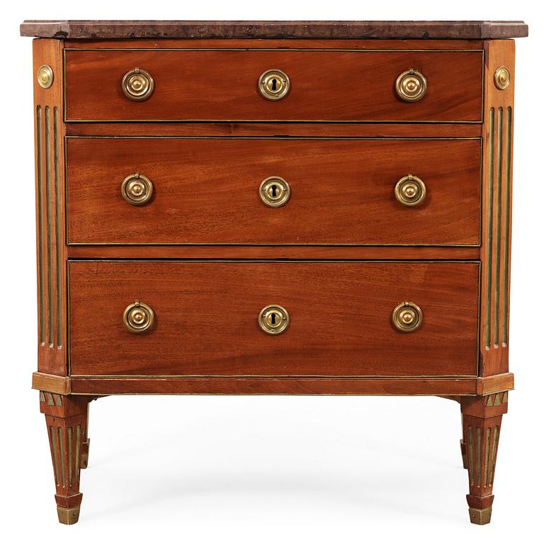 A late Gustavian late 18th Century commode.