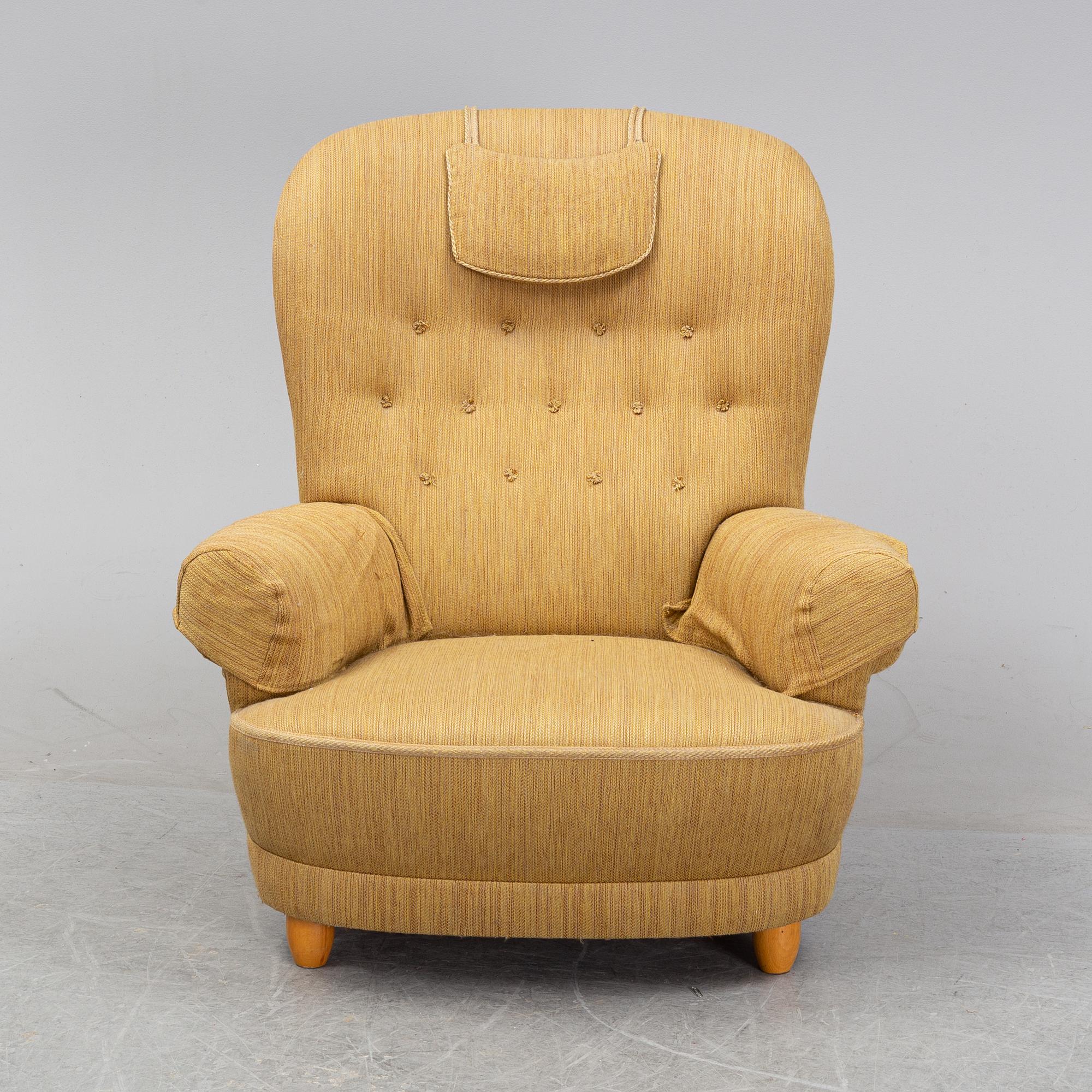 An easy chair by Carl Malmsten for OH Sjögren, second half of the 20th Century.