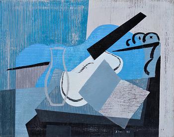 332. Sam Vanni, COMPOSITION IN BLUE.