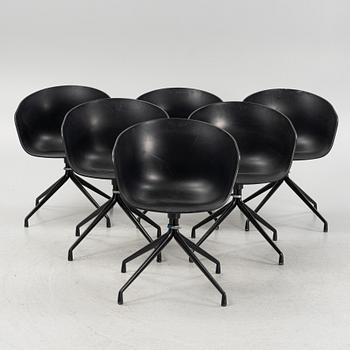 Hee Welling, stolar 6 st,  "About A Chair" modell AAC121, Hay, Danmark.