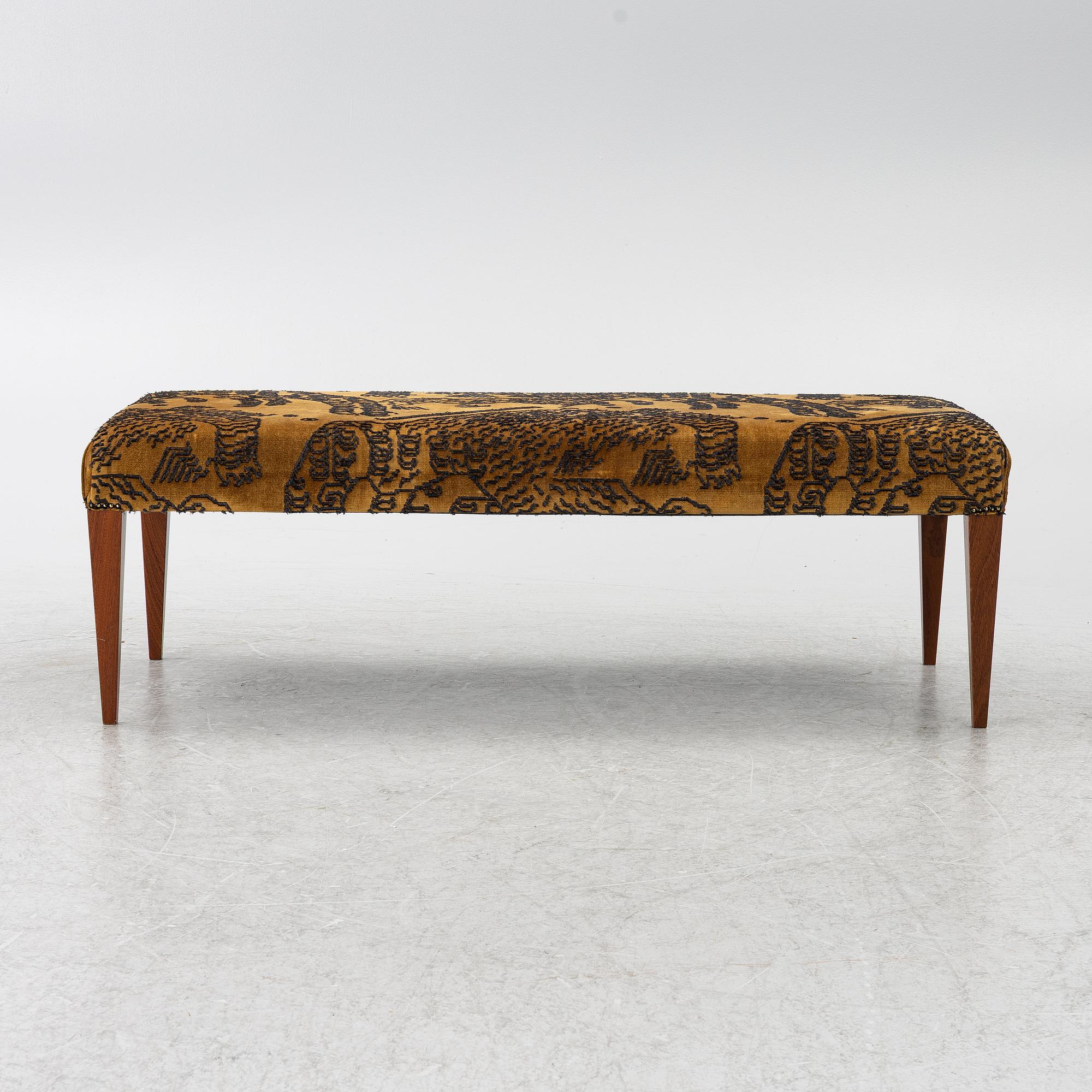 Josef Frank, a 'E8' bench, Svenskt Tenn, Sweden.