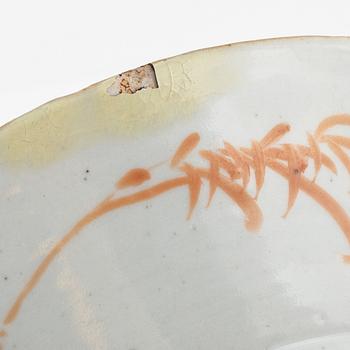 Fat, porslin, Qingdynastin, 1800-tal.