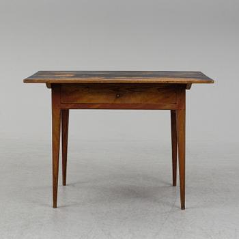 A painted Gustavian table, first half of the 19th Century.