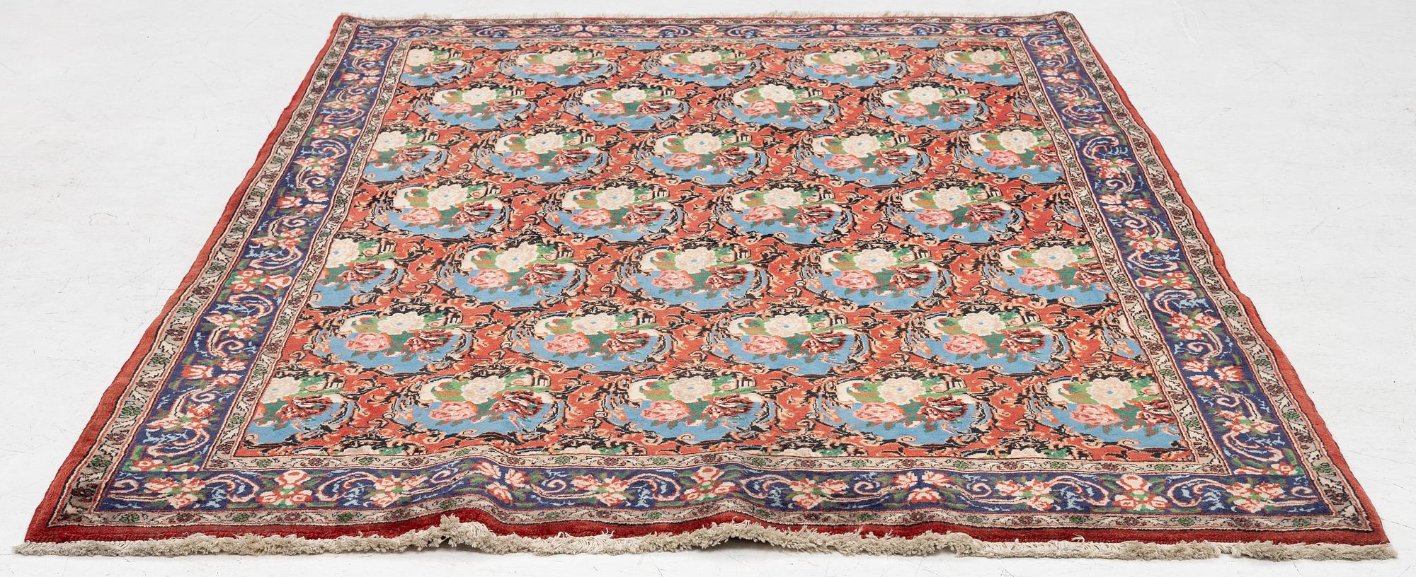 Matta, semiantik sk Rosen Bidjar, västra Persien, ca 212 x 143 cm.