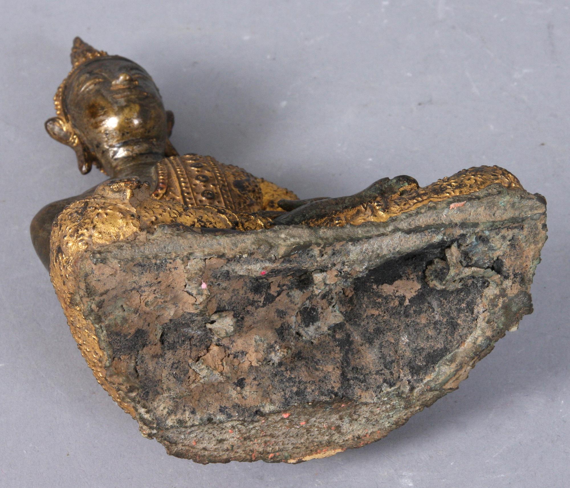 FIGURIN, metall, orientalisk, 1800/1900-tal.