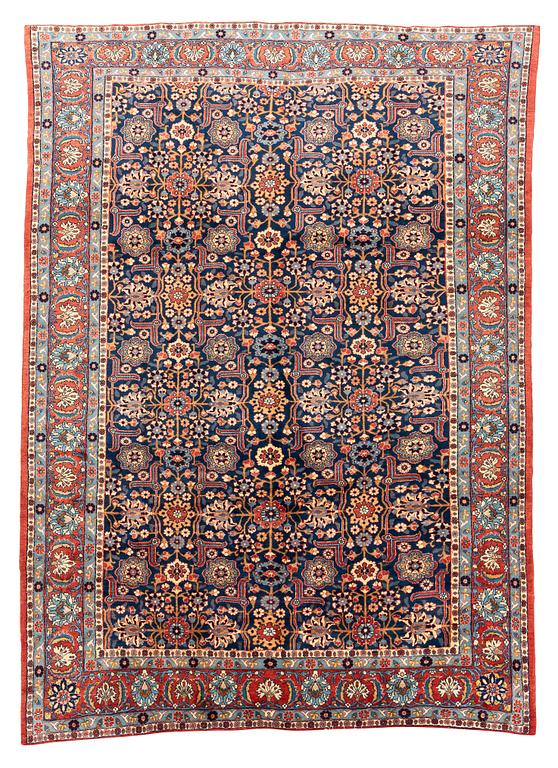 Matto, semi-antique Qum, ca 308 x 209 cm.