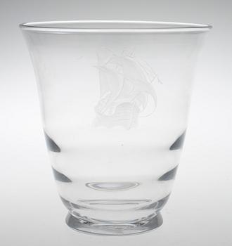 VAS, glas, Vicke Lindstrand, Orrefors.