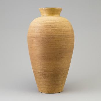 A 1940's/1950's earthenware vase by Anna-Lisa Thomson, Upsala Ekeby.