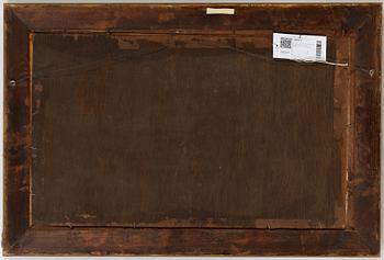 Unknown artist 19th/20th Century. Signed Ruyd. Oil on paper-panel 37.5 x 62.5 cm.