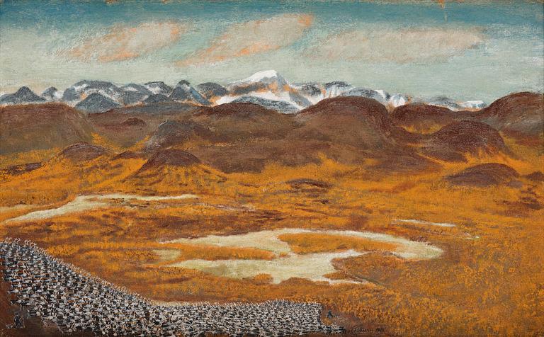 Nils Nilsson Skum, Reindeer herding.