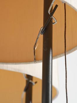 Arne Jacobsen, golvlampor, ett par, "AJ Royal", Louis Poulsen, Danmark, 1960-tal.
