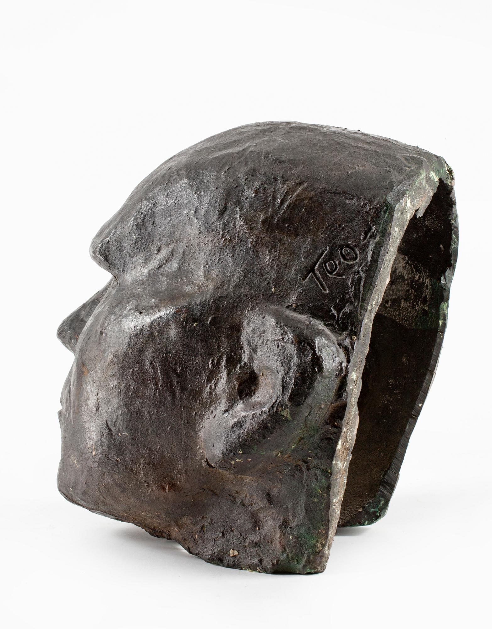 STEN TEODORSON. Skulptur. Brons. Sign.