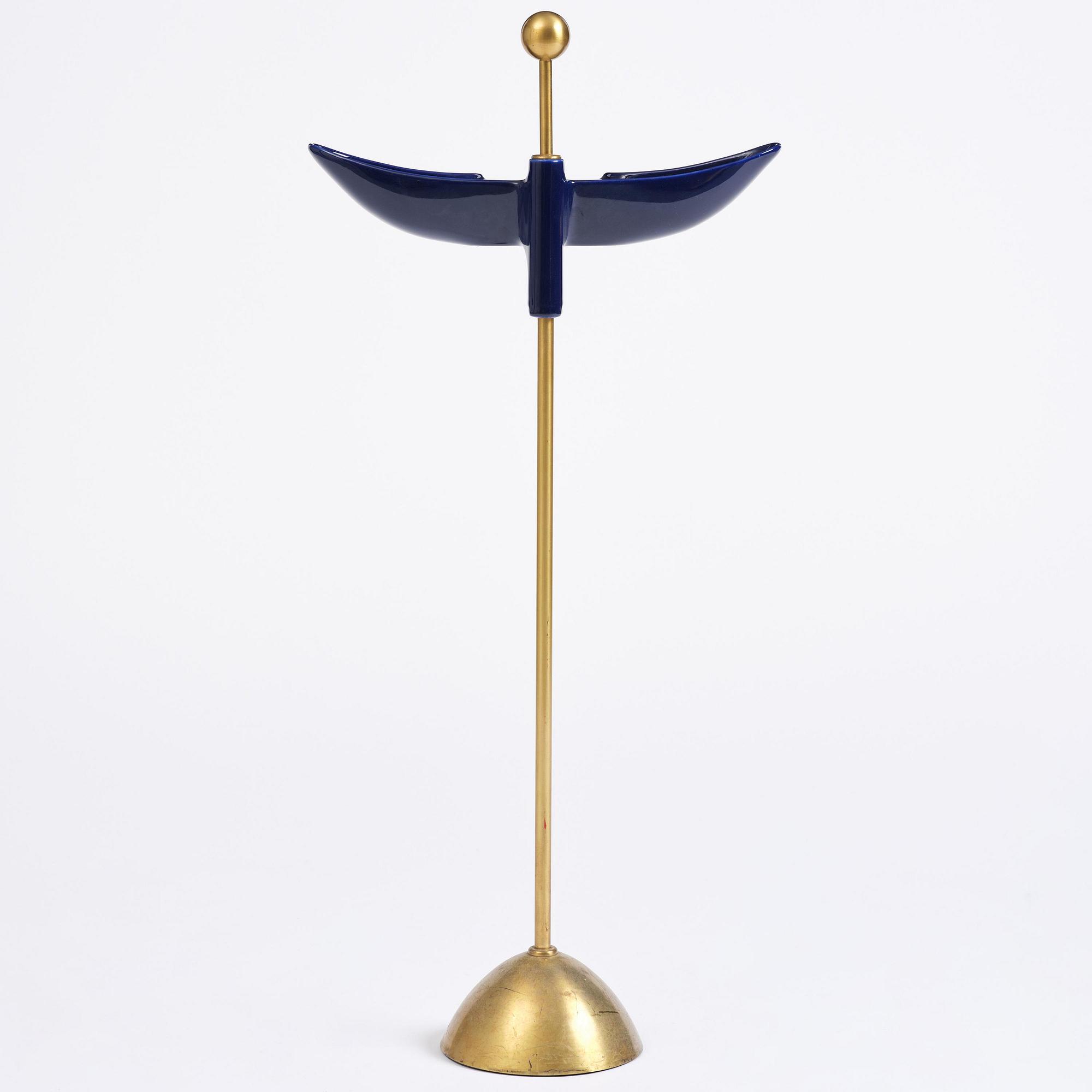 Hans-Agne Jakobsson, a rare bowl on stand model P8, Hans-Agne Jakobsson AB, Markaryd, 1950s–60s.