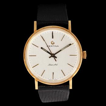 ARMBANDSUR, 18 k guld, Certina New Art.