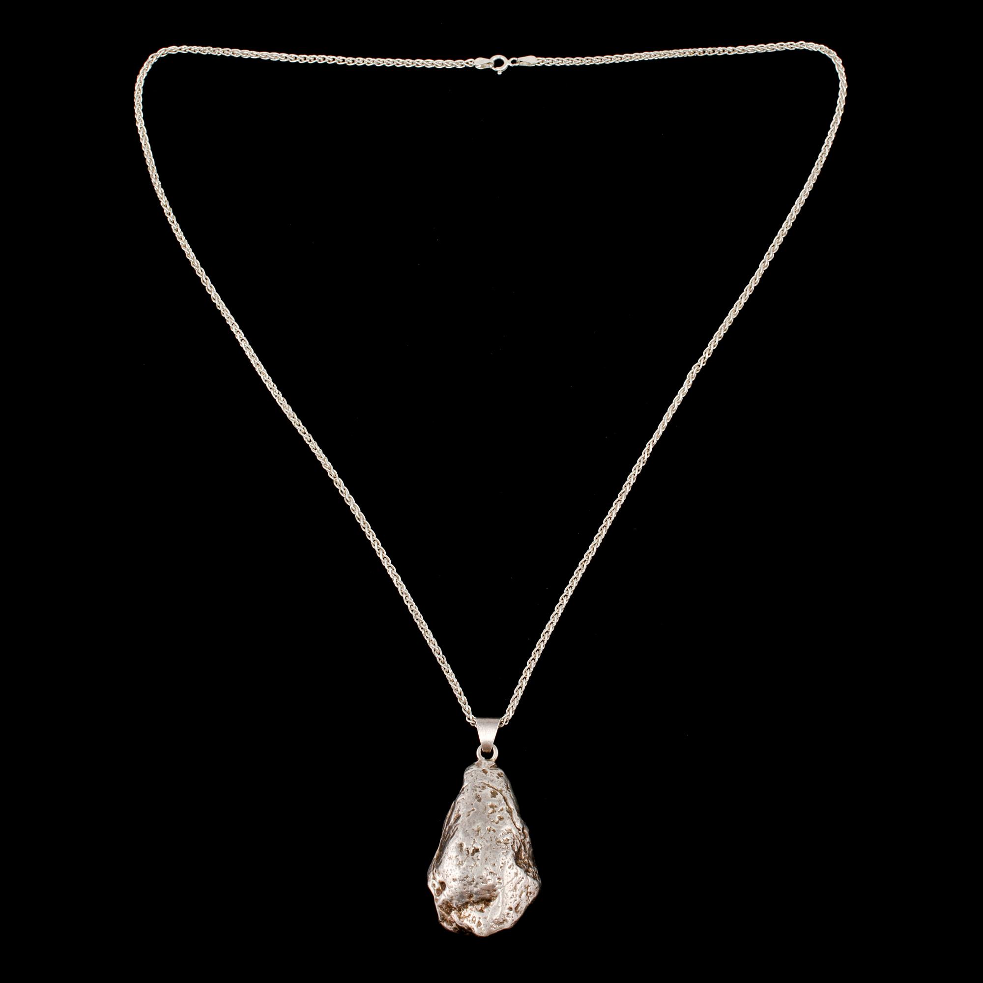 HÄNGE, silver, stämplad RCN, Halmstad, 1976. Vikt 49 g.