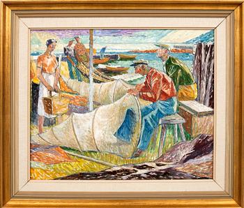 Gunnar Torhamn, oil on canvas, signed.